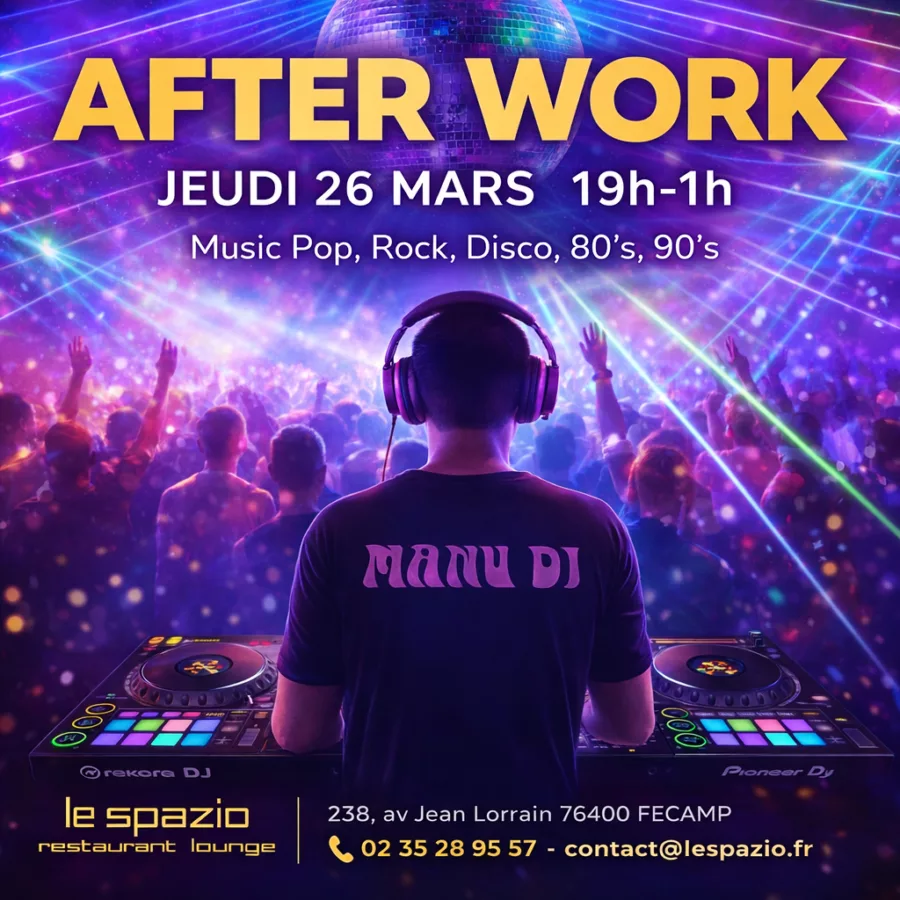 After work jeudi 26 mars 2026